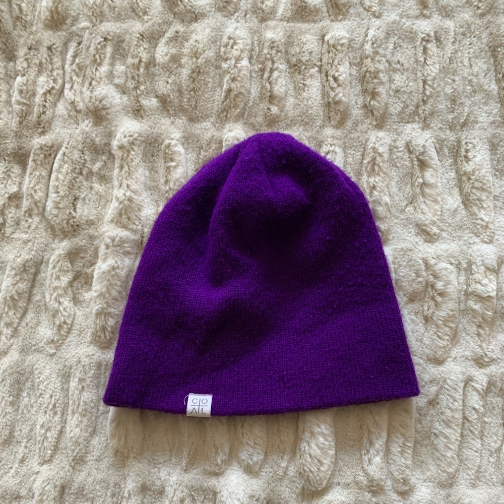 Purple Coal Beanie